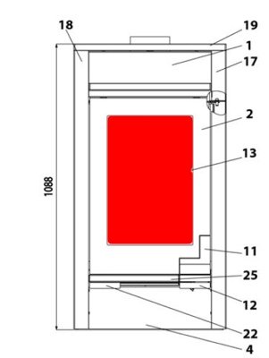 Haas-Sohn Bilbao 327.15 szyba wziernika