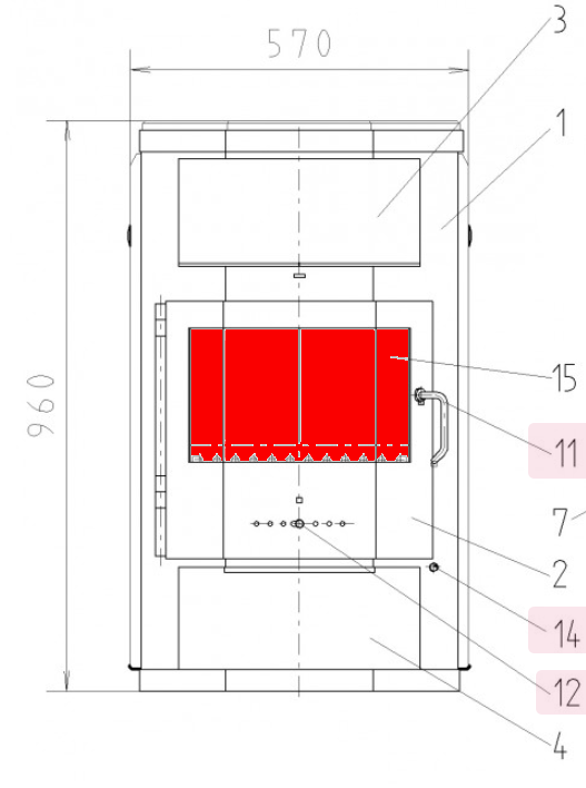 Haas-Sohn Stockholm 152.15 szyba wziernika