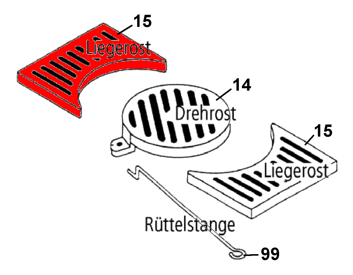 Leda Rubin K17 ruszt z lewej strony