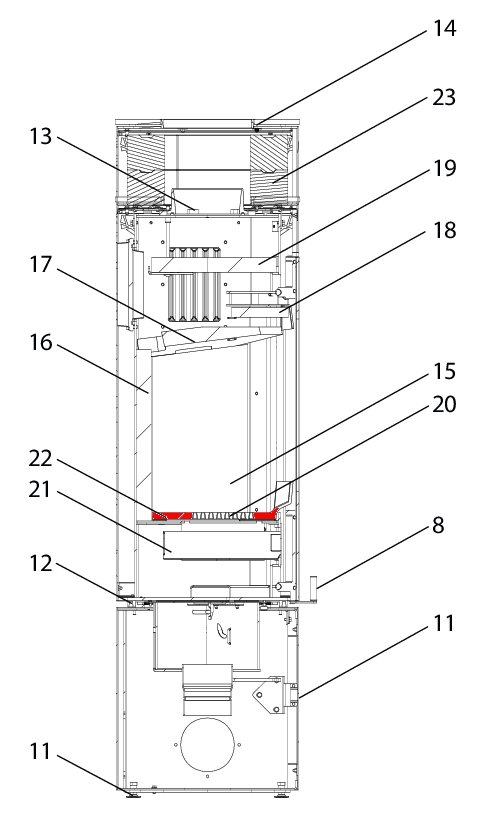 Wodtke KK 95-1 cegła podłogowa