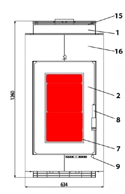 Haas-Sohn Ascoli 219.17 szyba wziernika
