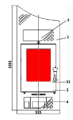 Haas-Sohn Verona 263.15 szyba wziernika