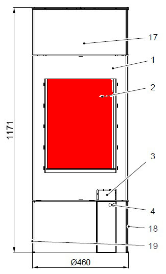 Haas-Sohn Ficus II 287.12 szyba wziernika