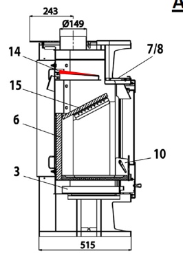 Haas+Sohn Bergamo 267.17 Déflecteur en haut