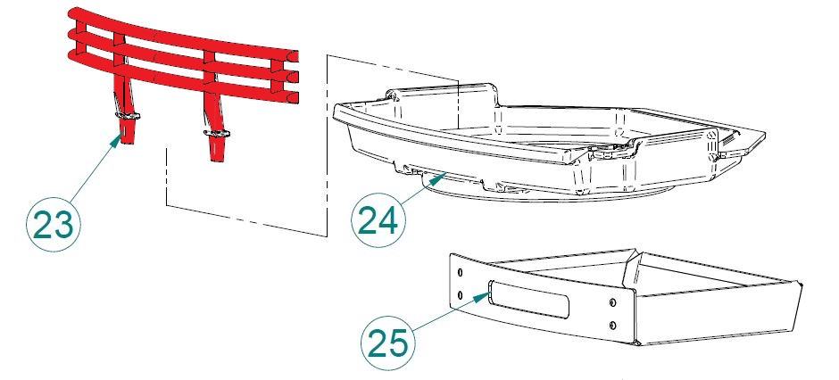 Contura 790T ruszt stojący
