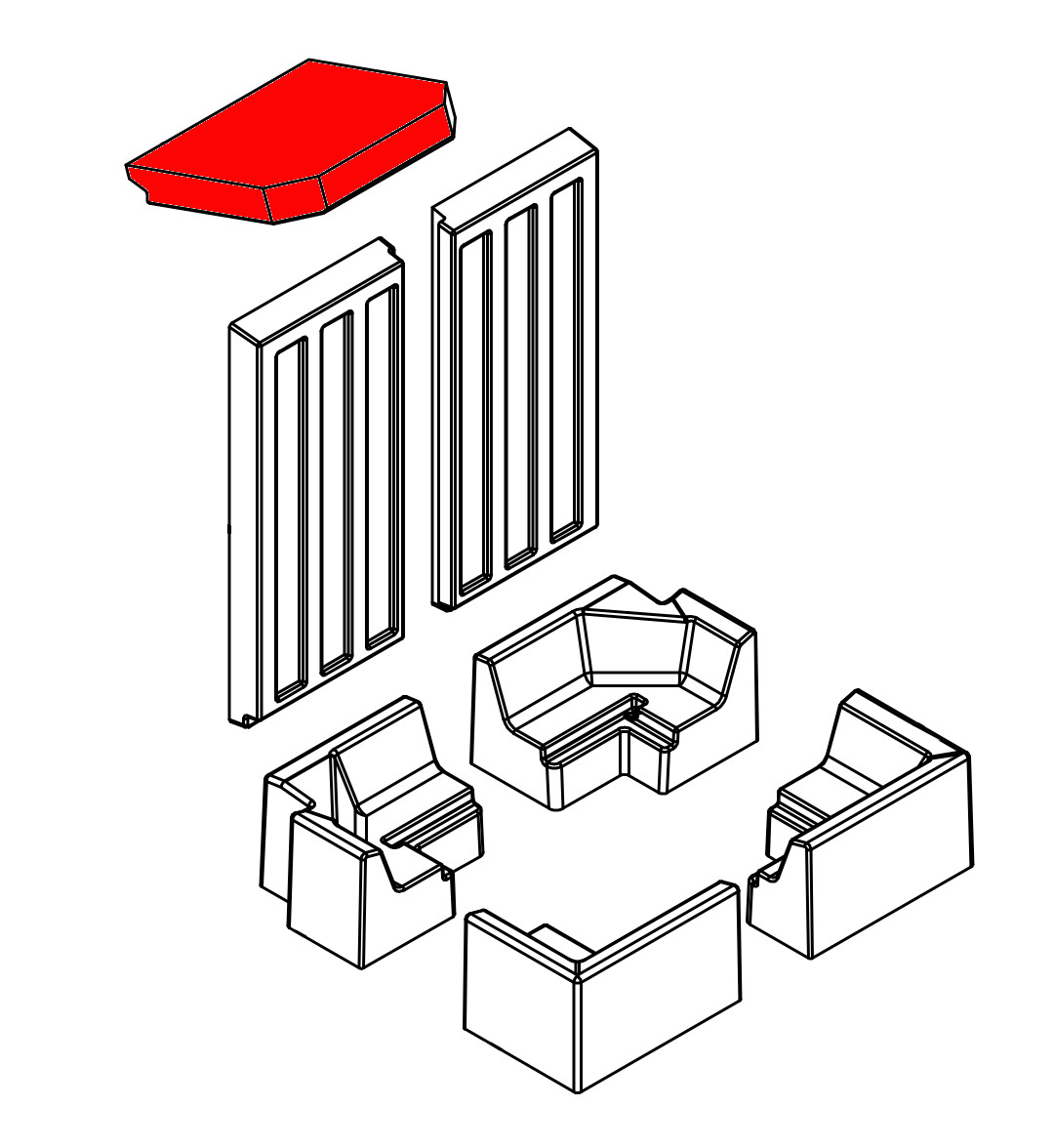 Spartherm Arte 3RL-60h moduł zmiany kierunku ciągu D