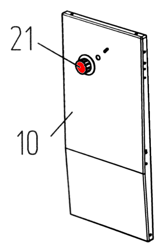 Wamsler KS 109-6 A gałka