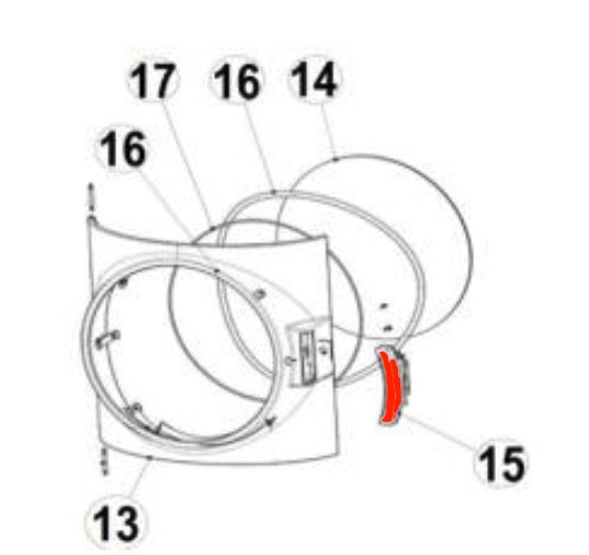 Austroflamm Clou compact uchwyt drzwi