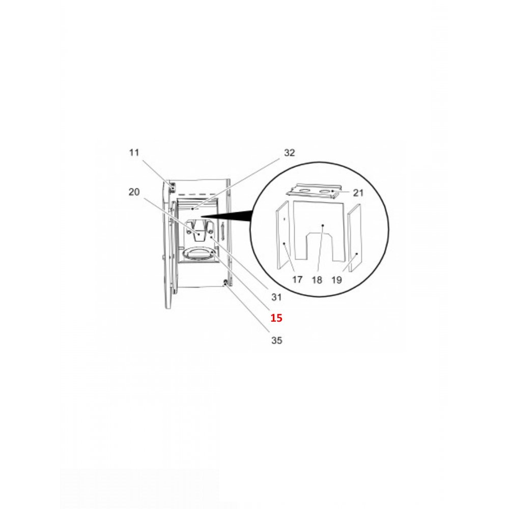Haas-Sohn Pelletto 417.08 kołpak palnika
