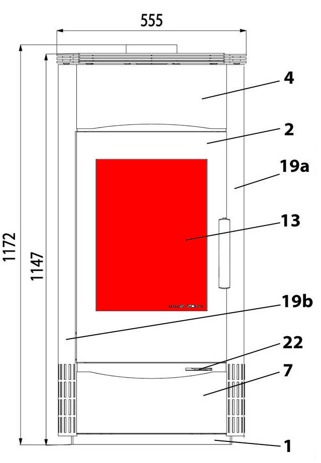 Haas-Sohn I 3020 szyba wziernika
