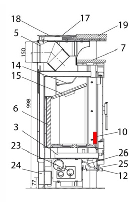 Haas-Sohn Eifel 230.17 ruszt stojący