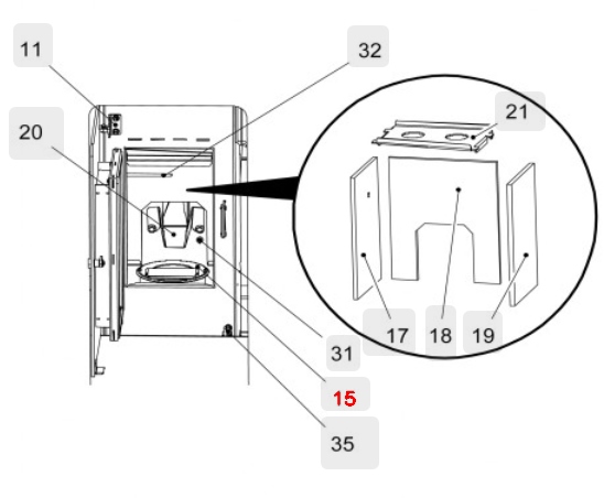 Haas+Sohn Pallazza 532.08 Brennertopf Brennerschale