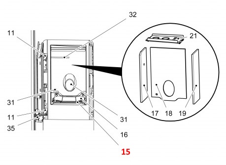 Haas+Sohn Pallazza II 519.08 Brennertopf Brennerschale