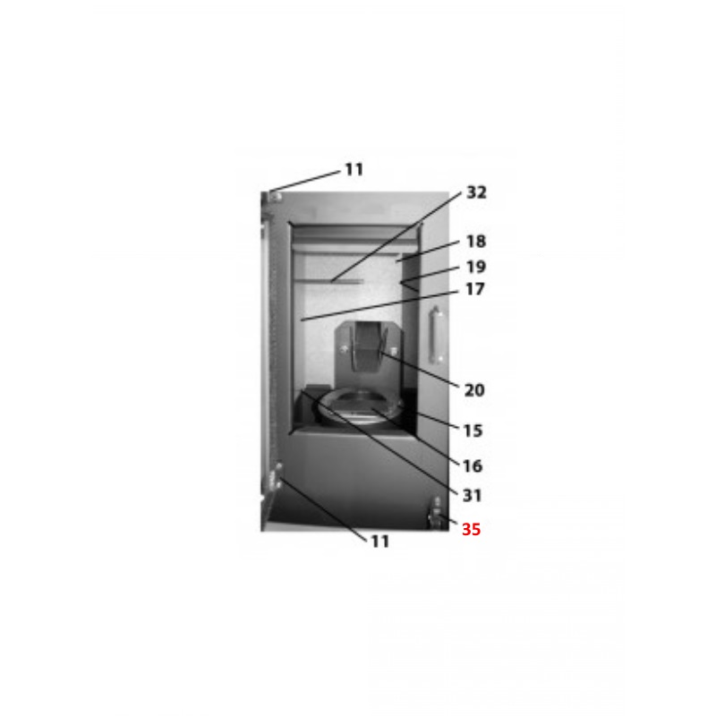 Haas-Sohn Pelletto RLU 418.08 czujnik temperatury dymu