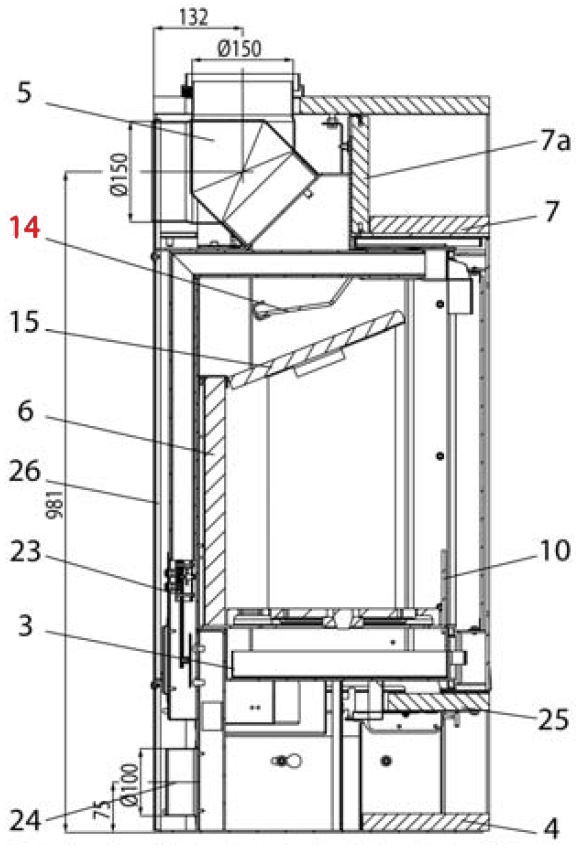 Haas-Sohn Xi 325.15 moduł zmiany kierunku ciągu na górze