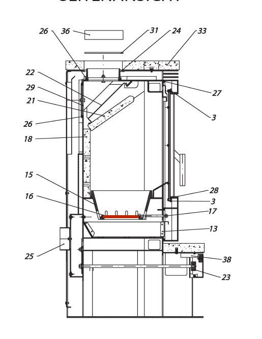 Fireplace Passat Novo ruszt