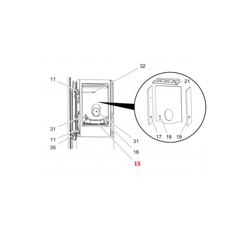 Haas+Sohn Pallazza II 534.08 pot de brûleur