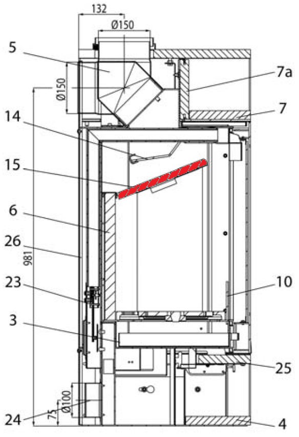 Haas-Sohn Xi 325.15 moduł zmiany kierunku ciągu na dole