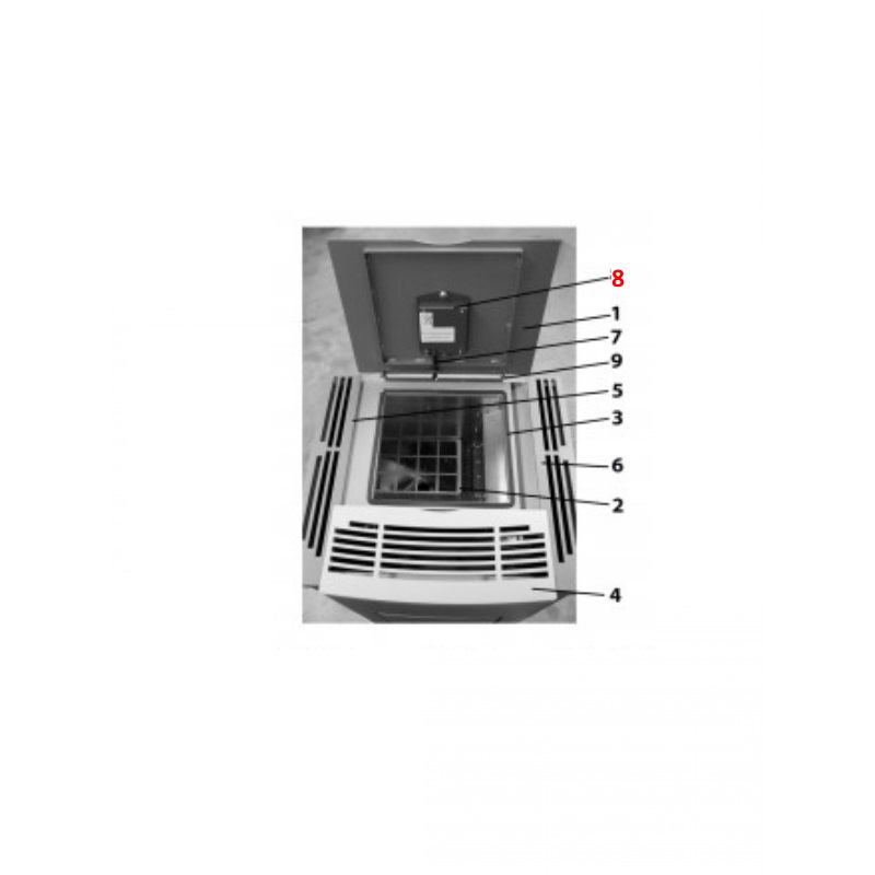 Haas-Sohn Pelletto RLU 418.08 panel obsługi